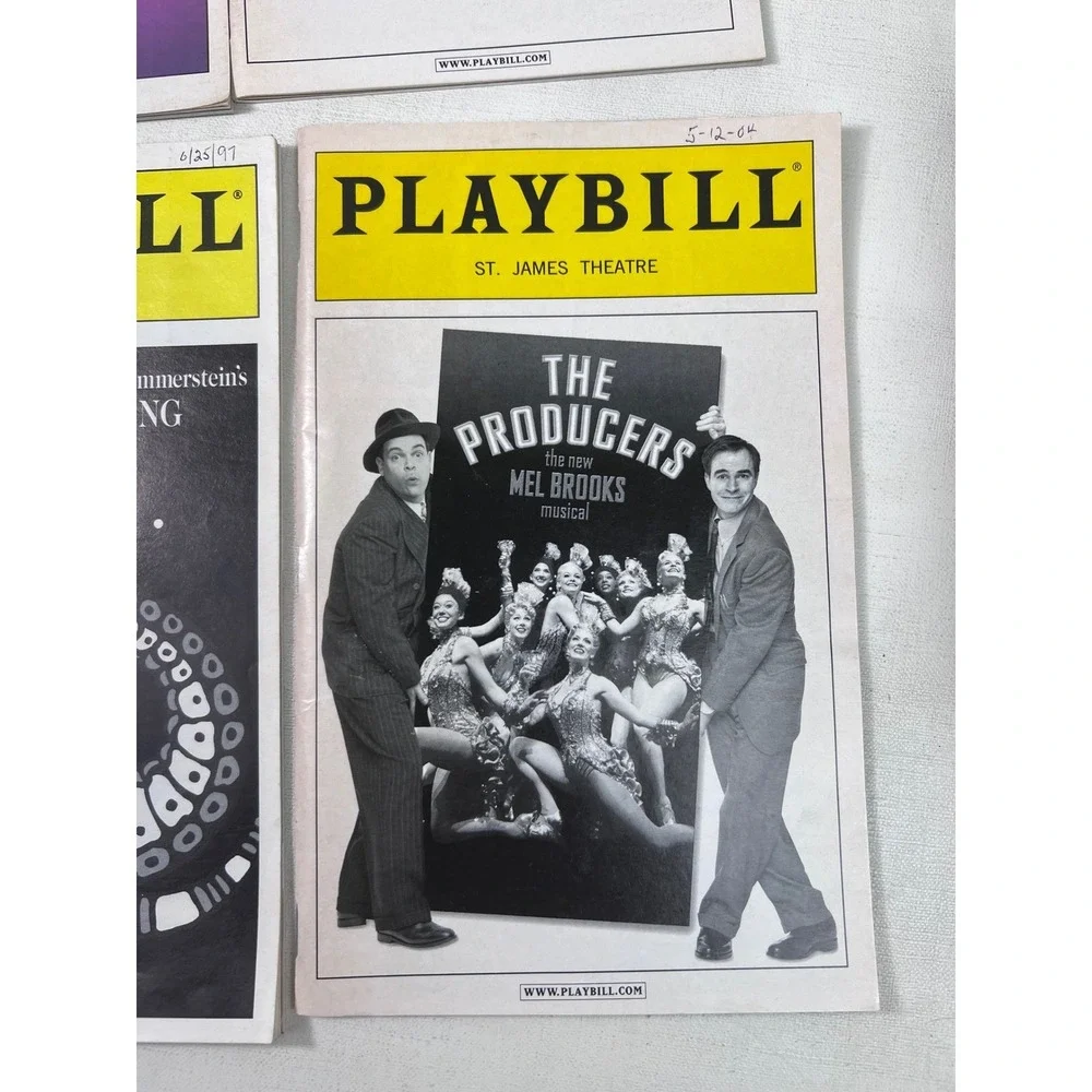Vintage Broadway Playbill Collection Dirty Blonde Producers Urinetown Tickets‎